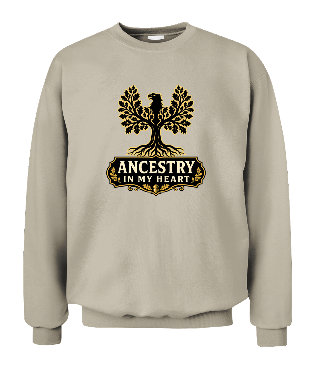 Ancestry In My Heart — Sweatshirt in Sand