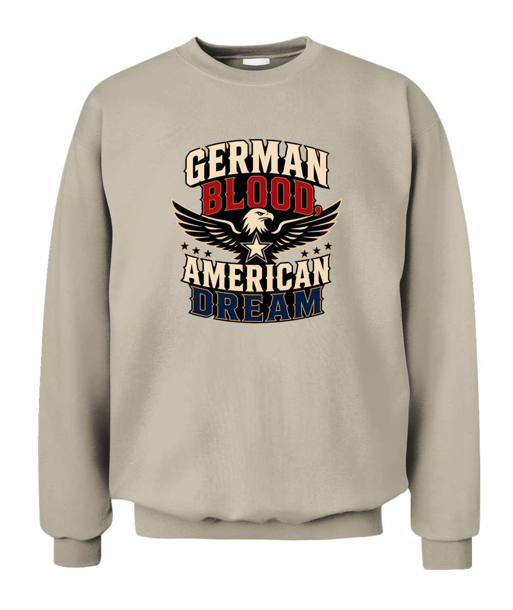 German Blood, American Dream — Sweatshirt in Sand