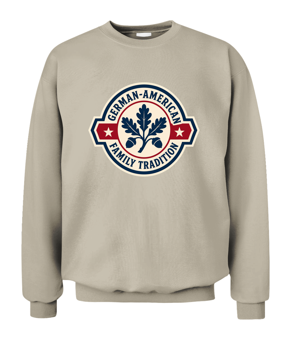German-American Family Tradition — Sweatshirt in Sand