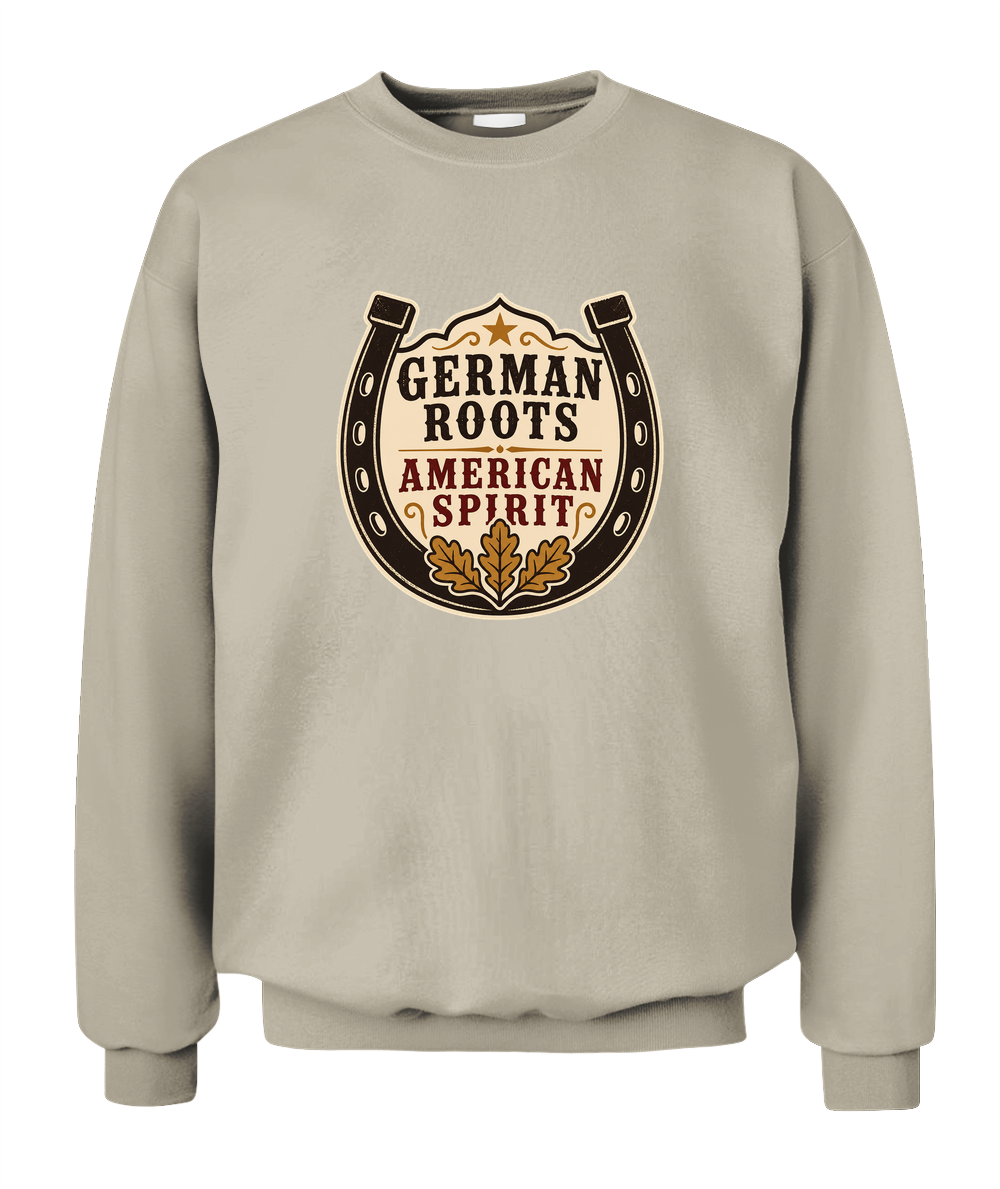 German Roots, American Spirit — Sweatshirt in Sand