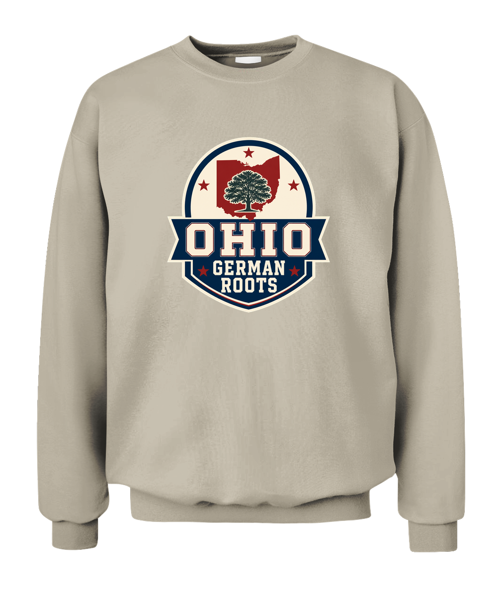 Ohio German Roots — Sweatshirt in Sand