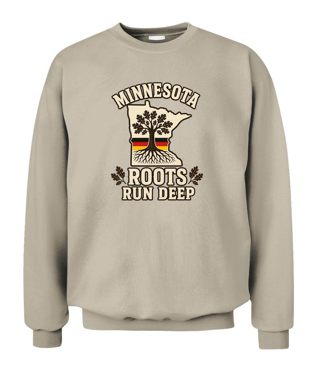 Minnesota Roots Run Deep — Sweatshirt in Sand