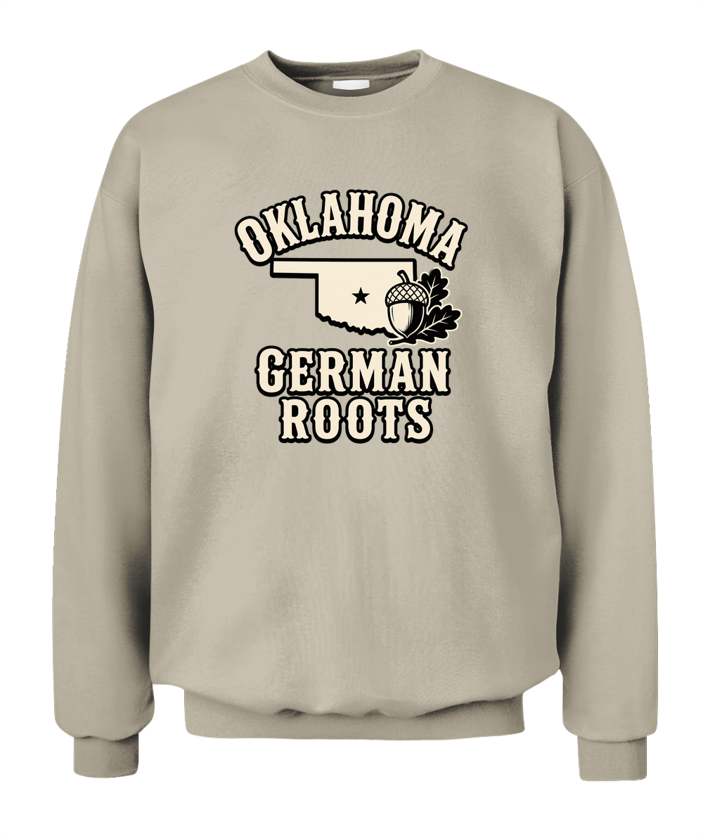 Oklahoma German Roots — Sweatshirt in Sand