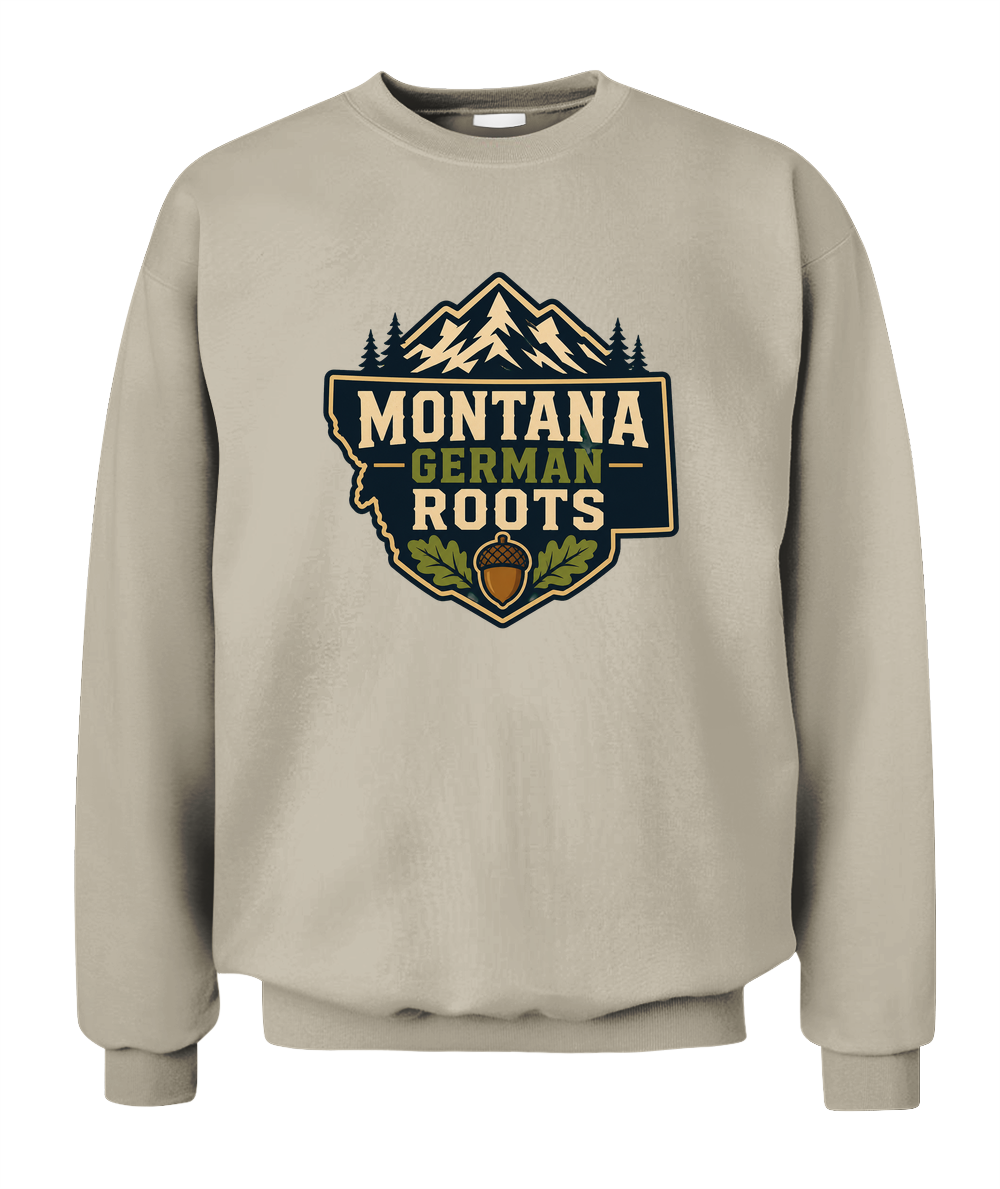 Montana German Roots — Sweatshirt in Sand