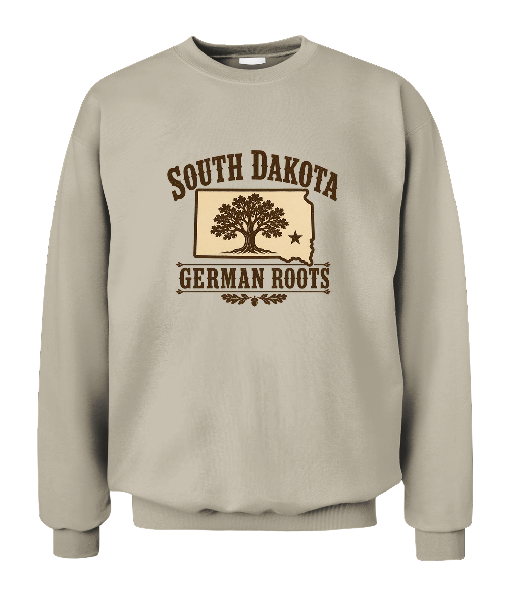 South Dakota German Roots — Sweatshirt in Sand