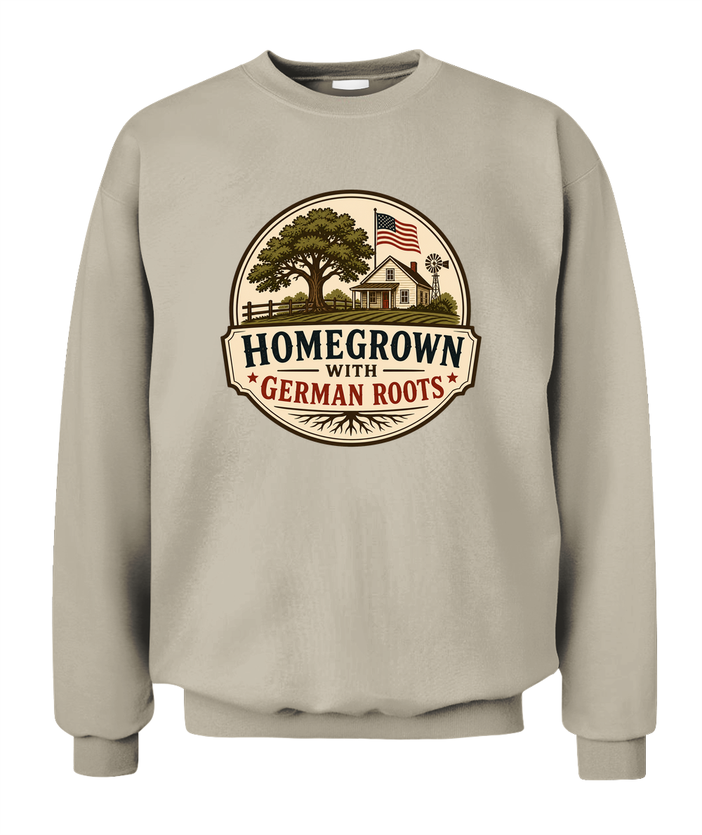Homegrown With German Roots — Sweatshirt in Sand