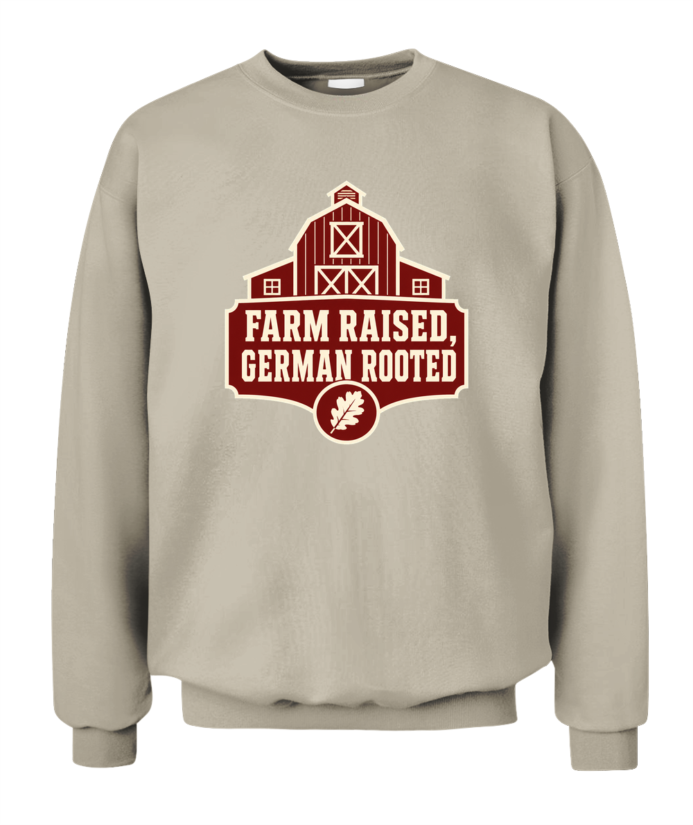 Farm Raised, German Rooted — Sweatshirt in Sand