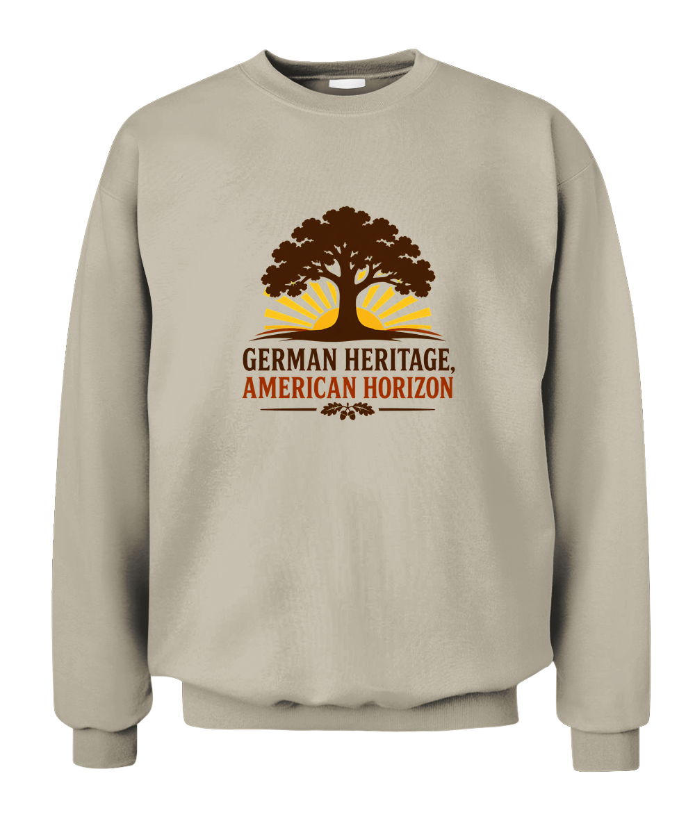 German Heritage, American Horizon — Sweatshirt in Sand