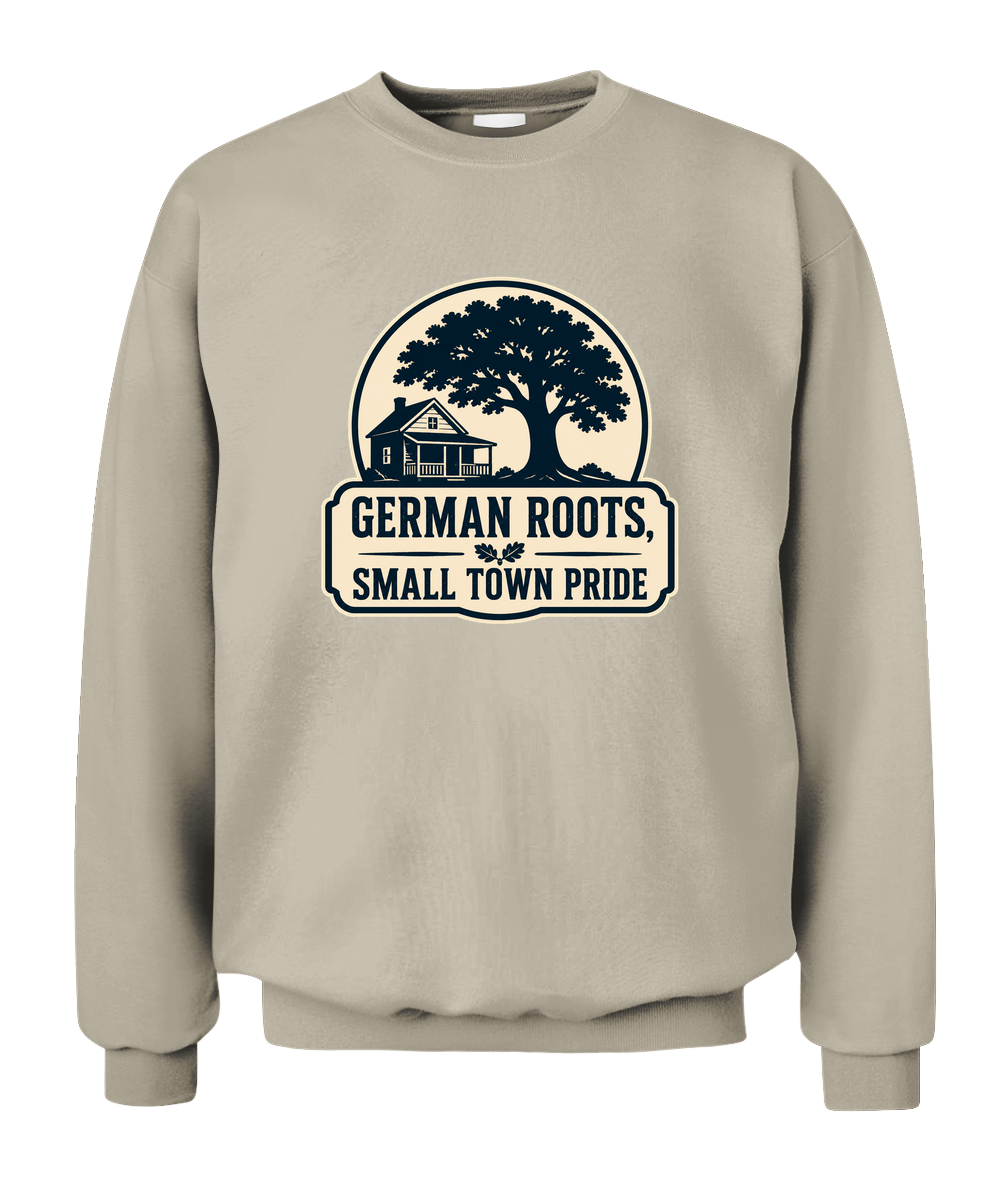 German Roots, Small Town Pride — Sweatshirt in Sand