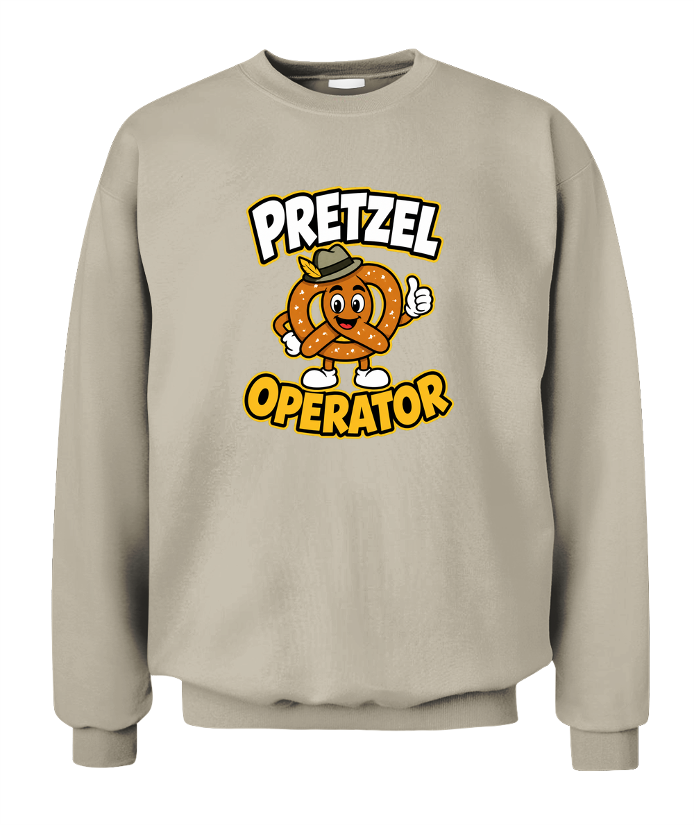 Pretzel Operator — Sweatshirt in Sand