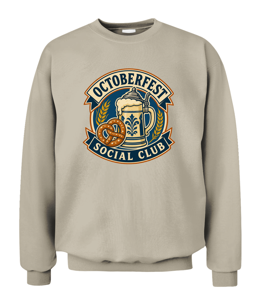 Octoberfest Social Club — Sweatshirt in Sand