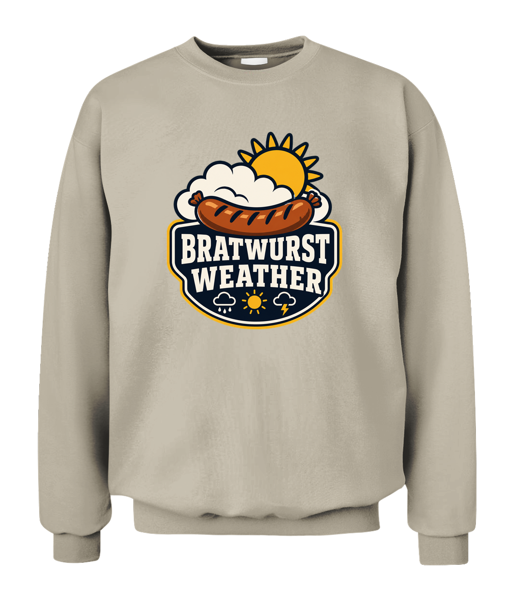 Bratwurst Weather — Sweatshirt in Sand