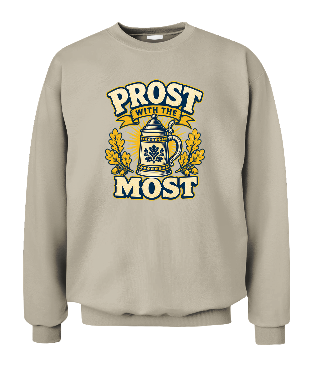 Prost With The Most — Sweatshirt in Sand