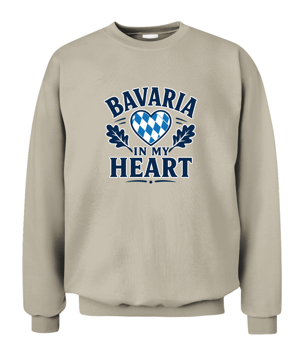 Bavaria In My Heart — Sweatshirt in Sand