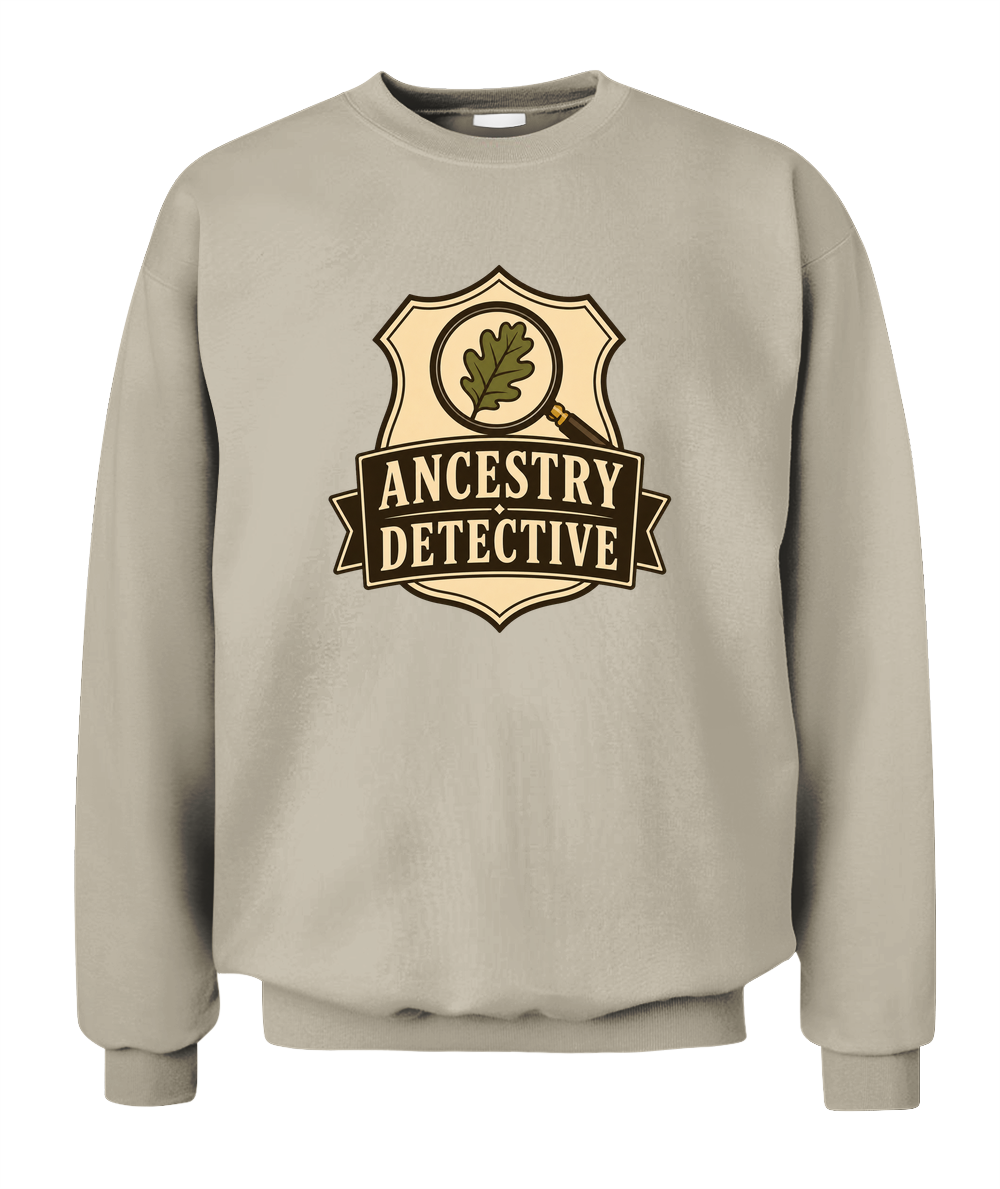 Ancestry Detective — Sweatshirt in Sand