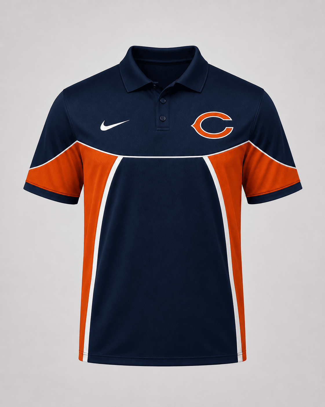 CHI Premium NFL Personalized Sports Style Polo Shirt