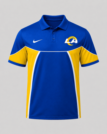 LAR Premium NFL Personalized Sports Style Polo Shirt