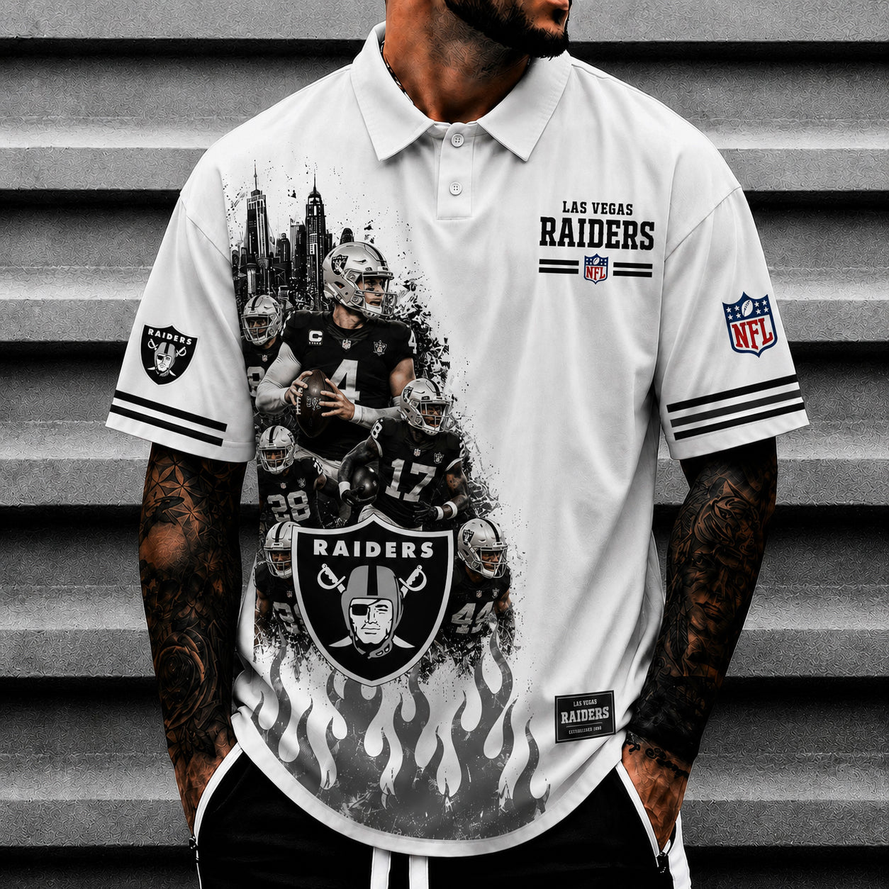 LVR x NFL Luxury V5 Polo Shirt