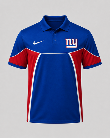 NYG Premium NFL Personalized Sports Style Polo Shirt