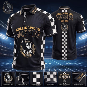 PREMIUM AFL X COL EXCLUSIVE PERSONALIZED POLO SHIRT LIMITED EDITION