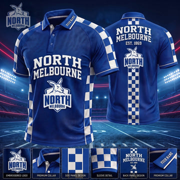 PREMIUM AFL X NM EXCLUSIVE PERSONALIZED POLO SHIRT LIMITED EDITION
