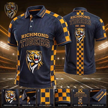PREMIUM AFL X RT EXCLUSIVE PERSONALIZED POLO SHIRT LIMITED EDITION