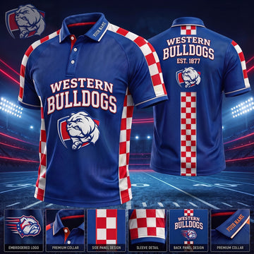 PREMIUM AFL X WB EXCLUSIVE PERSONALIZED POLO SHIRT LIMITED EDITION